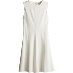 H&M Dam Beige Klänning med utställd kjol