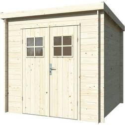 Palmako Gartenhaus Zina 2 200 x 200 cm Naturbelassen (Gebäudefläche )