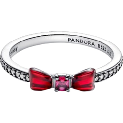 Pandora Disney Princess Snow Bow Ring - Silver/Multicolour