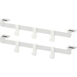 IKEA Hjälpa 2 Upphängnlist 6 Krok 2pkt Beslag 40 cm Klädkrok 60cm