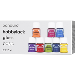 Panduro Hobbylak Gloss Basic 8 x 20ml