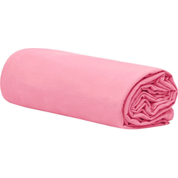 HØIE Frøya Ekologisk Bomullslakan 180x200 cm Klarrosa Underlakan Rosa (200x180cm)