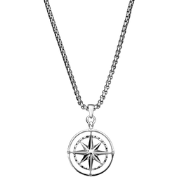 Arkai Atlas North Star Necklace - Silver