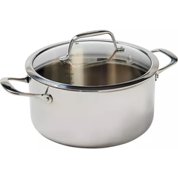 T-fal Pro Tri-Ply Stainless Steel 6 Quart Dutch Oven with lid 1.5 gal