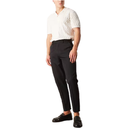 ASOS DESIGN Avsmalnande Finbyxor - Svarta