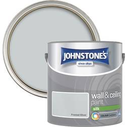 Johnstone's Interior Paint Silk Frosted Silver Wall Paint Frosted Silver 2.5L