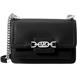 Michael Kors Heather Extra Small Leather Crossbody Bag - Black