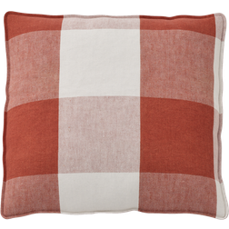 Bemz Check Linen Terracotta Kuddöverdrag Brun (65x65cm)
