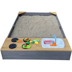 Axi Kelly Sandpit with Play Kitchen Unit