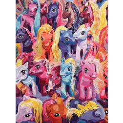 Picty Ponies Multicolour Poster 21x30cm