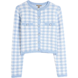 River Island Gingham Cardigan - Blue