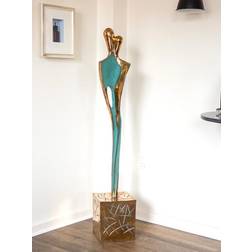 United In Art And Love Genuine Bronze Prydnadsfigur 120cm