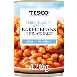 Tesco Reduced Sugar And Salt Baked Beans In Tomato Sauce 420g