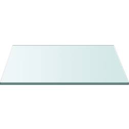 vidaXL Top Transparent 30 x 30 cm Tempered Glass Table Top 0.6x30cm