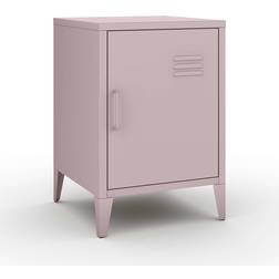 Dunelm Helga Metal Heather Bedside Table 38x38cm