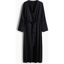 H&M Satin Dressing Gown - Black
