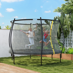 Soozier 10ft Trampoline Outdoor with Net Enclosure
