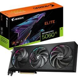 Gigabyte AORUS NVIDIA GeForce RTX 5060 Ti Elite Blackwell 3 x DP 1 x HDMI 16GB GDDR7