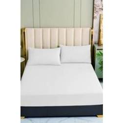 Ezysleep Egyptian Cotton Fitted - King Bed Sheet White