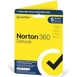 Norton 360 Deluxe 2023 Antivirusprogram för 5 Enheter