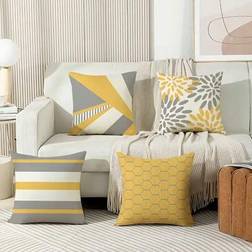 Shein 4 Pcs Boho Style Printed Set Cushion Cover