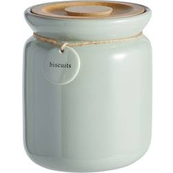 Dunelm Sage Hang Tag Biscuit Biscuit Jar