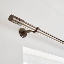 Dunelm Cylinder Extendable Metal Eyelet Curtain Pole 210cm