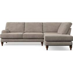 Dunelm Darwin Aqua Clean Chenille Mushrrom Sofa 276cm 4 Seater