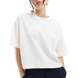 Bershka Boxy Oversized T-shirt - White