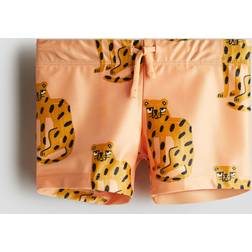 H&M Boys Printed Swimming Trunks - Orange