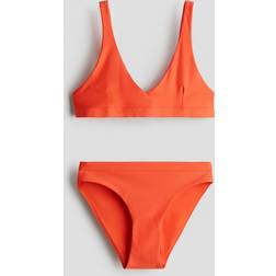 H&M Girls V-neck Bikini - Orange