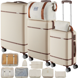 tectake Madison Travel Suitcase - Set of 13