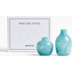 H&M 2-Pack Mini Glass Vases Turquoise Vase