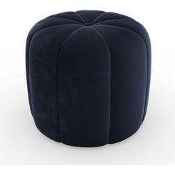 Dunelm Pumpkin Navy Foot Stool 40cm