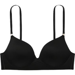 Victoria's Secret Dream Angels Smooth Wireless Push Up Plunge Bra - Black