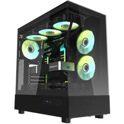 darkFlash DPX90 Tempered Glass Black