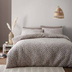 Dunelm Edie & Pillowcase Set - Duvet Cover Natural (200x135cm)