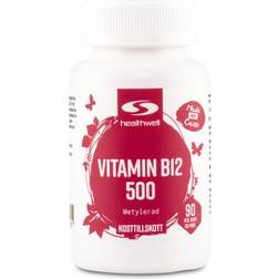 Healthwell Vitamin B12 500 Methylated 90 st