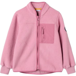Polarn O. Pyret Kid's Pile Fleece Jacket - Cherry Pink