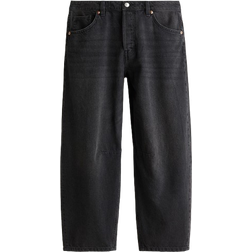 H&M Barrel High Cropped Jeans - Black