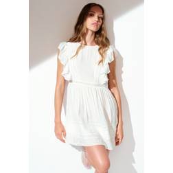 H&M Pintucked Dress - White