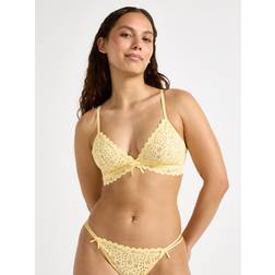 Lindex Bralette Med Broderie Anglaise Bh'er Uden Bøjle - Hos Magasin