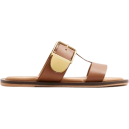 River Island Leather T-Bar - Brown