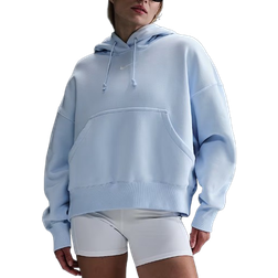 Nike Sportswear Phoenix Fleece Women's Over Oversized Pullover Hoodie - Blue Tint/Sail