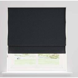Dunelm Luna Black Blackout Roman Blind 122x200cm