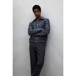 H&M Herre Regular Fit Dressbukse - Grå