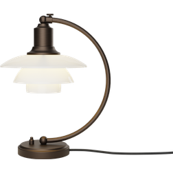 Louis Poulsen PH 2/2 Luna Tischleuchte Aged Brass/Opal Glass Tischlampe