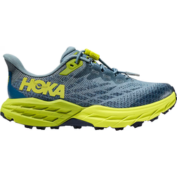 Hoka Kid's Speedgoat 5 - Stone Blue/Dark Citron