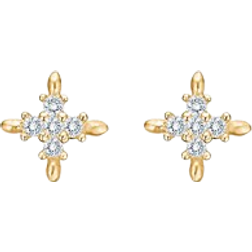 Mads Z Pixie Earrings - Gold/Transparent