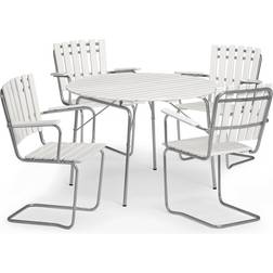 Hillerstorp Sandhamn - White Matgrupp, 1 Bord inkl. 4 Stolar